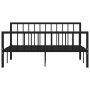 Estructura de cama de metal negro 160x200 cm de vidaXL, Camas y somieres - Ref: Foro24-284572, Precio: 142,39 €, Descuento: %