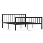 Schwarzer Metallbettrahmen 160x200 cm von vidaXL, Betten und Lattenroste - Ref: Foro24-284572, Preis: 140,42 €, Rabatt: %