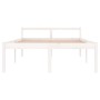 Bed for seniors solid pine wood 135x190 cm by vidaXL, Beds and slatted bases - Ref: Foro24-810590, Price: 130,39 €, Discount: %