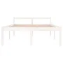 Bett für Senioren aus massivem Kiefernholz 135x190 cm von vidaXL, Betten und Lattenroste - Ref: Foro24-810590, Preis: 128,73 ...