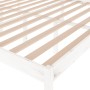 Cama para personas mayores madera maciza pino blanca 180x200 cm