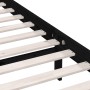 Solid black pine wood bed frame 160x200 cm by vidaXL, Beds and slatted bases - Ref: Foro24-810161, Price: 149,29 €, Discount: %