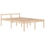 Bett für Senioren aus massivem Kiefernholz 140x200 cm von vidaXL, Betten und Lattenroste - Ref: Foro24-810614, Preis: 107,09 ...