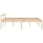 Bett für Senioren aus massivem Kiefernholz 140x200 cm von vidaXL, Betten und Lattenroste - Ref: Foro24-810614, Preis: 115,25 ...