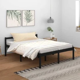 Bett für Senioren aus massivem Kiefernholz 150x200 cm von vidaXL, Betten und Lattenroste - Ref: Foro24-810623, Preis: 115,10 ...