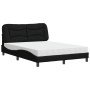 Cama con colchón tela negro 120x200 cm en Camas y somieres | Comprar online en Foro24
