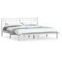 Solid white pine wood bed frame 200x200 cm by vidaXL, Beds and slatted bases - Ref: Foro24-3100610, Price: 135,05 €, Discount: %