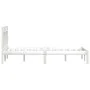 Solid white pine wood bed frame 200x200 cm by vidaXL, Beds and slatted bases - Ref: Foro24-3100610, Price: 135,05 €, Discount: %