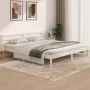 Solid white pine wood bed frame 180x200 cm by vidaXL, Beds and slatted bases - Ref: Foro24-810446, Price: 109,57 €, Discount: %