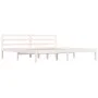 Solid white pine wood bed frame 180x200 cm by vidaXL, Beds and slatted bases - Ref: Foro24-810446, Price: 109,57 €, Discount: %