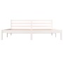 Solid white pine wood bed frame 180x200 cm by vidaXL, Beds and slatted bases - Ref: Foro24-810446, Price: 114,14 €, Discount: %