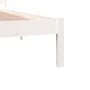 Massiver Bettrahmen aus weißem Kiefernholz, 180 x 200 cm von vidaXL, Betten und Lattenroste - Ref: Foro24-810446, Preis: 109,...