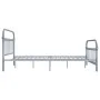 Graues Metallbettgestell 120x200 cm von vidaXL, Betten und Lattenroste - Ref: Foro24-284506, Preis: 89,82 €, Rabatt: %