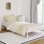 Massives Bettgestell aus weißem Kiefernholz, 90 x 200 cm von vidaXL, Betten und Lattenroste - Ref: Foro24-810416, Preis: 69,5...