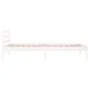 Estructura de cama madera maciza de pino blanco 90x200 cm de vidaXL, Camas y somieres - Ref: Foro24-810416, Precio: 69,45 €, ...