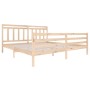 Solid wood bed frame 200x200 cm by vidaXL, Beds and slatted bases - Ref: Foro24-3100674, Price: 140,41 €, Discount: %
