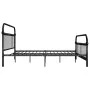 Estructura de cama de metal negro 180x200 cm de vidaXL, Camas y somieres - Ref: Foro24-284503, Precio: 181,52 €, Descuento: %