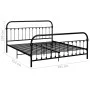 Estructura de cama de metal negro 180x200 cm de vidaXL, Camas y somieres - Ref: Foro24-284503, Precio: 181,52 €, Descuento: %