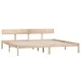 Estructura de cama madera maciza de pino 200x200 cm de vidaXL, Camas y somieres - Ref: Foro24-810167, Precio: 133,16 €, Descu...