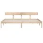 Estructura de cama madera maciza de pino 200x200 cm de vidaXL, Camas y somieres - Ref: Foro24-810167, Precio: 133,16 €, Descu...