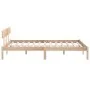 Estructura de cama madera maciza de pino 200x200 cm de vidaXL, Camas y somieres - Ref: Foro24-810167, Precio: 133,16 €, Descu...