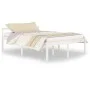 Bett für Senioren aus massivem Weißkiefernholz 140x200 cm von vidaXL, Betten und Lattenroste - Ref: Foro24-810615, Preis: 132...