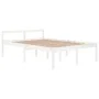 Bett für Senioren aus massivem Weißkiefernholz 140x200 cm von vidaXL, Betten und Lattenroste - Ref: Foro24-810615, Preis: 132...