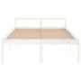 Bett für Senioren aus massivem Weißkiefernholz 140x200 cm von vidaXL, Betten und Lattenroste - Ref: Foro24-810615, Preis: 132...