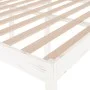 Bett für Senioren aus massivem Weißkiefernholz 140x200 cm von vidaXL, Betten und Lattenroste - Ref: Foro24-810615, Preis: 132...