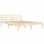 Solid pine wood bed frame 140x200 cm by vidaXL, Beds and slatted bases - Ref: Foro24-810430, Price: 87,62 €, Discount: %