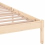 Estructura de cama madera maciza de pino 140x200 cm de vidaXL, Camas y somieres - Ref: Foro24-810430, Precio: 88,73 €, Descue...