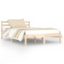 Solid pine wood bed frame 120x200 cm by vidaXL, Beds and slatted bases - Ref: Foro24-810425, Price: 83,37 €, Discount: %