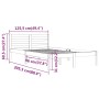 Solid pine wood bed frame 120x200 cm by vidaXL, Beds and slatted bases - Ref: Foro24-810425, Price: 83,37 €, Discount: %