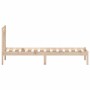 Estructura de cama madera maciza de pino 100x200 cm de vidaXL, Camas y somieres - Ref: Foro24-3100579, Precio: 88,50 €, Descu...