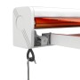 Retractable aluminum awning and orange and brown fabric 4x3 m by vidaXL, Awnings - Ref: Foro24-3154543, Price: 912,80 €, Disc...