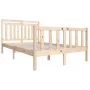 Solid wood bed frame 120x200 cm by vidaXL, Beds and slatted bases - Ref: Foro24-3100953, Price: 115,65 €, Discount: %