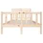 Solid wood bed frame 120x200 cm by vidaXL, Beds and slatted bases - Ref: Foro24-3100953, Price: 115,65 €, Discount: %