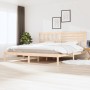 Solid pine wood bed frame 200x200 cm by vidaXL, Beds and slatted bases - Ref: Foro24-3101043, Price: 143,78 €, Discount: %