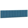 Cama con colchón terciopelo azul oscuro 200x200 cm