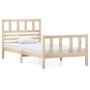 Estructura de cama madera maciza 90x200 cm de vidaXL, Camas y somieres - Ref: Foro24-3101138, Precio: 98,09 €, Descuento: %