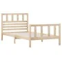 Bettgestell aus Massivholz 90x200 cm von vidaXL, Betten und Lattenroste - Ref: Foro24-3101138, Preis: 96,93 €, Rabatt: %