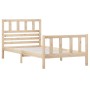 Estructura de cama madera maciza 90x200 cm de vidaXL, Camas y somieres - Ref: Foro24-3101138, Precio: 98,09 €, Descuento: %