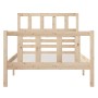 Estructura de cama madera maciza 90x200 cm de vidaXL, Camas y somieres - Ref: Foro24-3101138, Precio: 98,09 €, Descuento: %