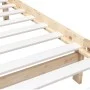 Bettgestell aus Massivholz 90x200 cm von vidaXL, Betten und Lattenroste - Ref: Foro24-3101138, Preis: 96,93 €, Rabatt: %
