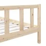 Bettgestell aus Massivholz 90x200 cm von vidaXL, Betten und Lattenroste - Ref: Foro24-3101138, Preis: 96,93 €, Rabatt: %