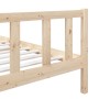 Estructura de cama madera maciza 90x200 cm de vidaXL, Camas y somieres - Ref: Foro24-3101138, Precio: 98,09 €, Descuento: %