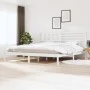 Estructura de cama madera maciza de pino blanca 200x200 cm de vidaXL, Camas y somieres - Ref: Foro24-3101044, Precio: 160,62 ...