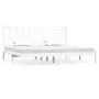 Estructura de cama madera maciza de pino blanca 200x200 cm de vidaXL, Camas y somieres - Ref: Foro24-3101044, Precio: 160,62 ...