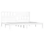 Estructura de cama madera maciza de pino blanca 200x200 cm de vidaXL, Camas y somieres - Ref: Foro24-3101044, Precio: 160,62 ...