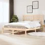 Solid pine wood bed frame 120x190 cm by vidaXL, Beds and slatted bases - Ref: Foro24-3100993, Price: 118,43 €, Discount: %